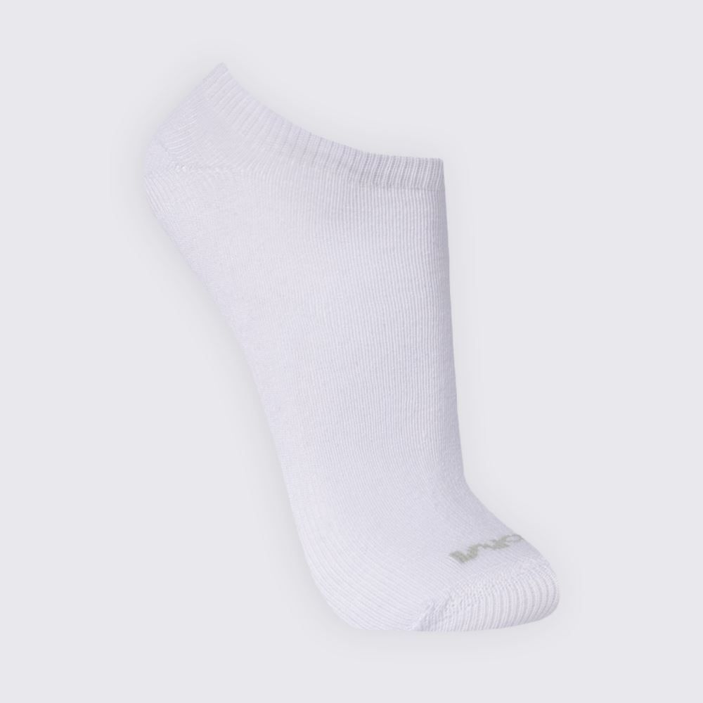 Kit Meia Feminina com 3 Pares Sapatilha Mash - Branco 34/38