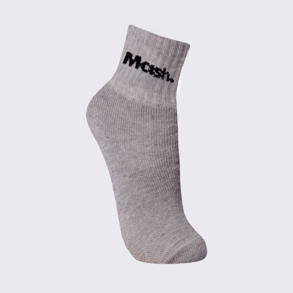Kit Meia Masculina com 3 Pares Cano Curto Esportiva Mash - Br/Cz/Pt 39/43