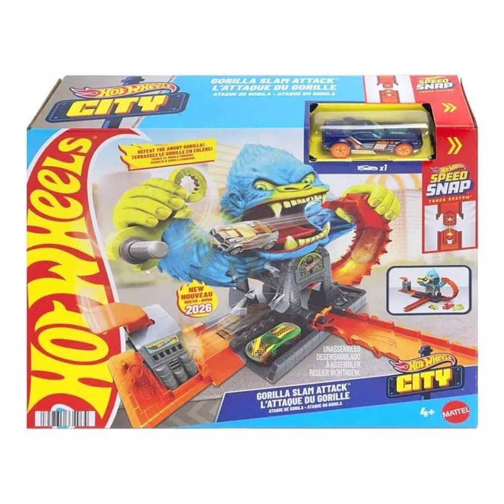 Kit Pista Hot Wheels City Oficina Gorila Mattel