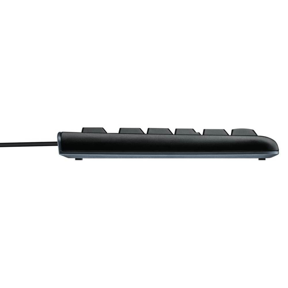 Kit Teclado E Mouse Logitech Com Fio - Preto