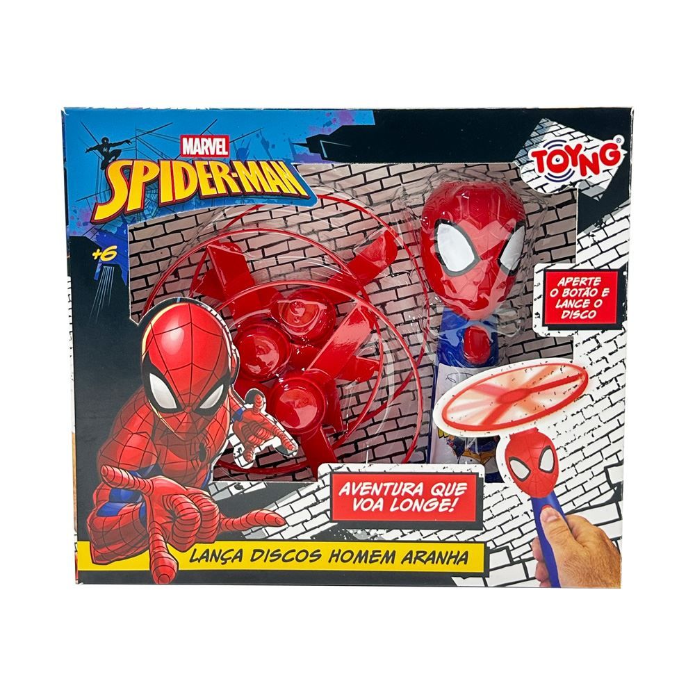 Lança Discos Homem-Aranha Toyng - 60158