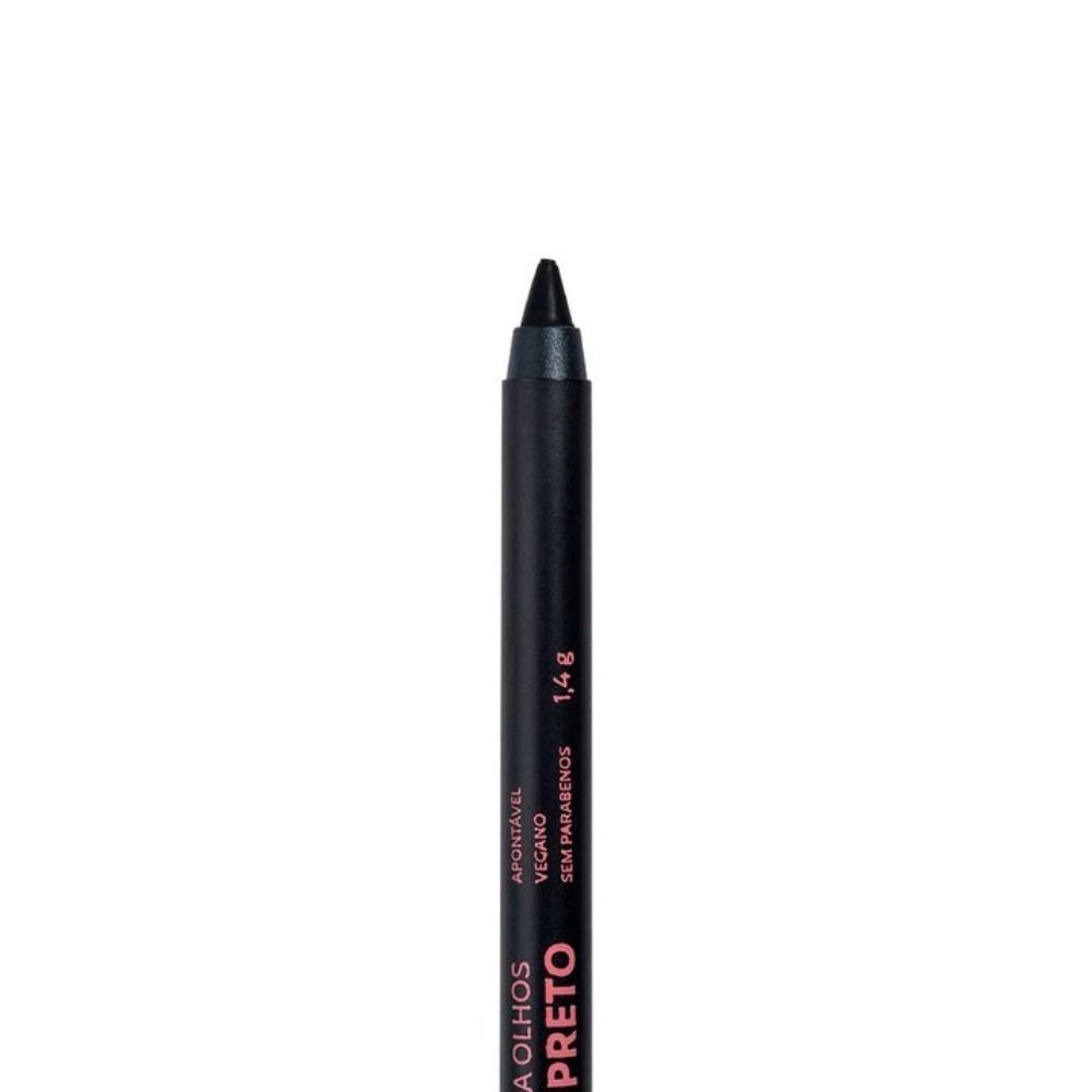 Lápis De Olho Apontável Ultra Preto Dailus - 1,4g