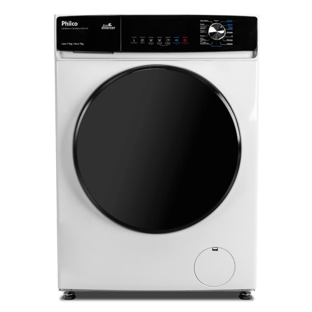 Lava E Seca Philco 11Kg Invertplus 16 Programas de Lavagem PLS11A 