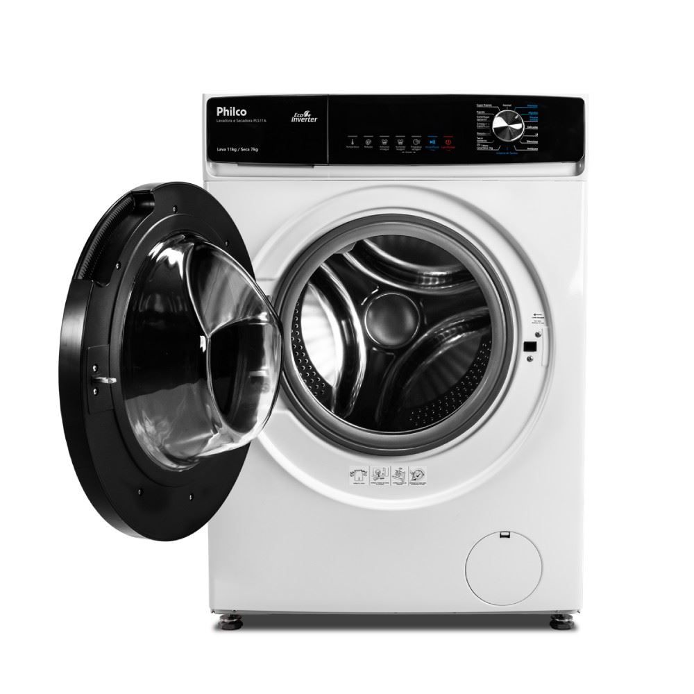 Lava E Seca Philco 11Kg Invertplus 16 Programas de Lavagem PLS11A 