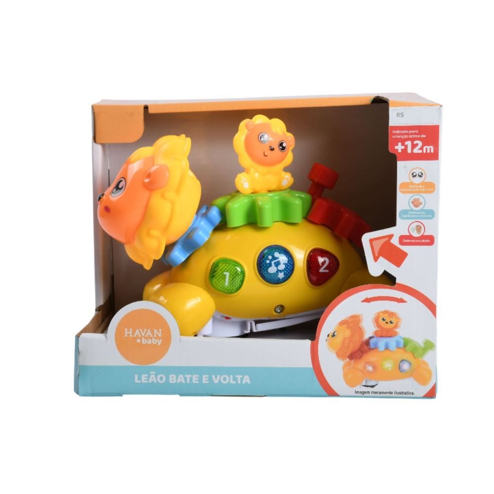 Leão Bate e Volta Havan Toys  - HBR0505