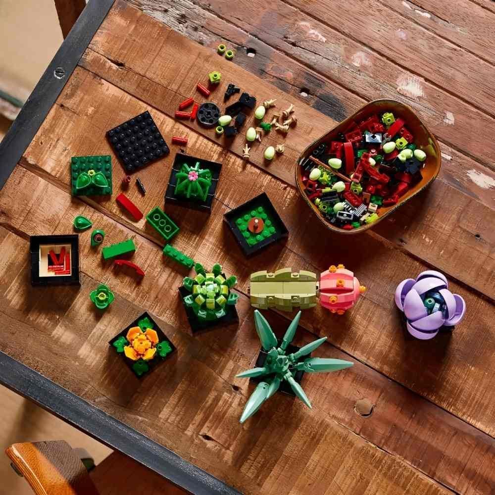 Lego Botânica Suculentas - 771 peças