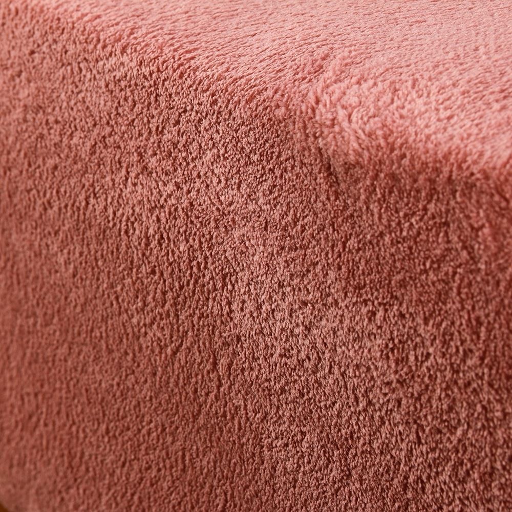 Lençol Avulso Casal com Elástico Plush Havan Casa - Argila