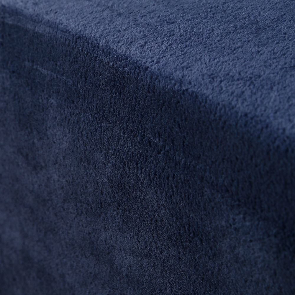 Lençol Avulso Casal com Elástico Plush Havan Casa - Azul Mariner