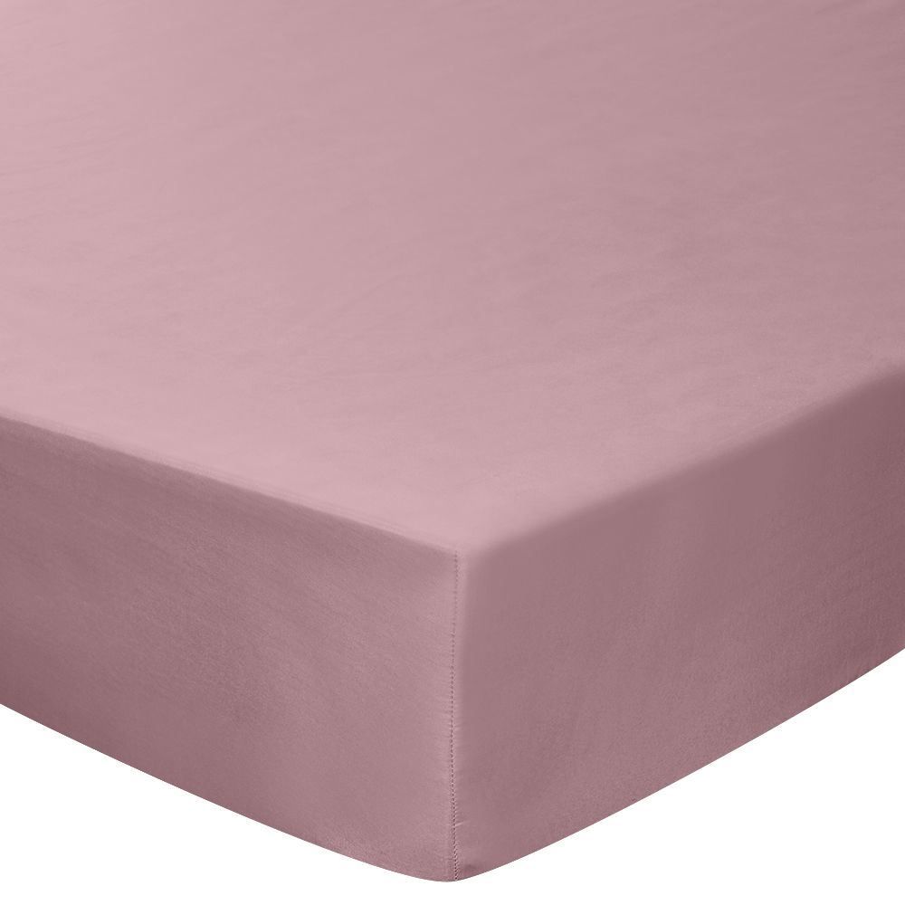 Lençol Avulso Queen Com Elástico Microfibra Liso Havan Casa - Rose