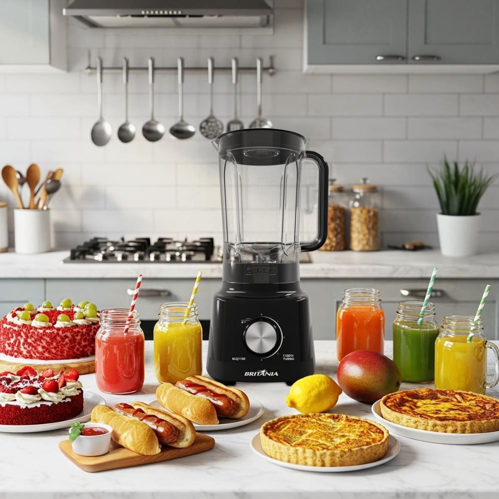 Liquidificador Britânia 2,7 Litros 4 Velocidades 1100W BLQ1100