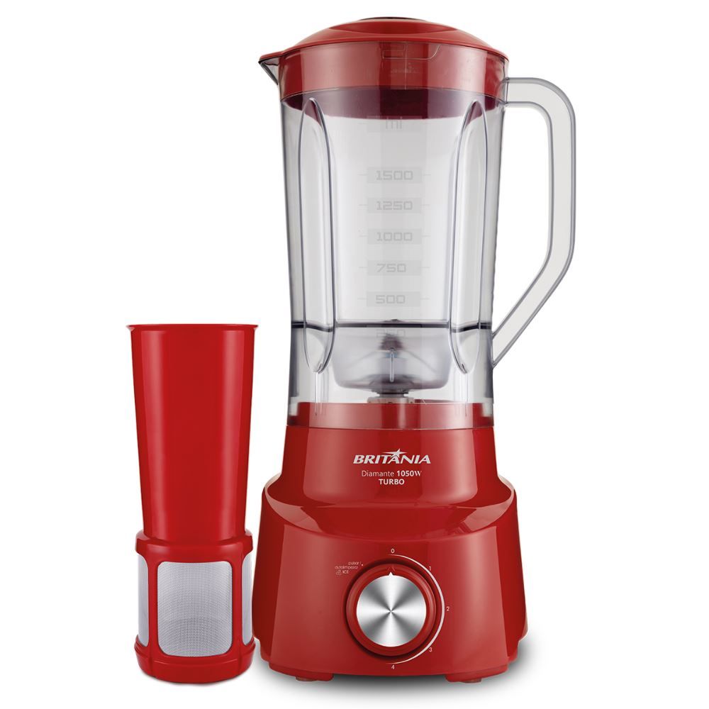 Liquidificador Diamante 800 Vermelho Britânia