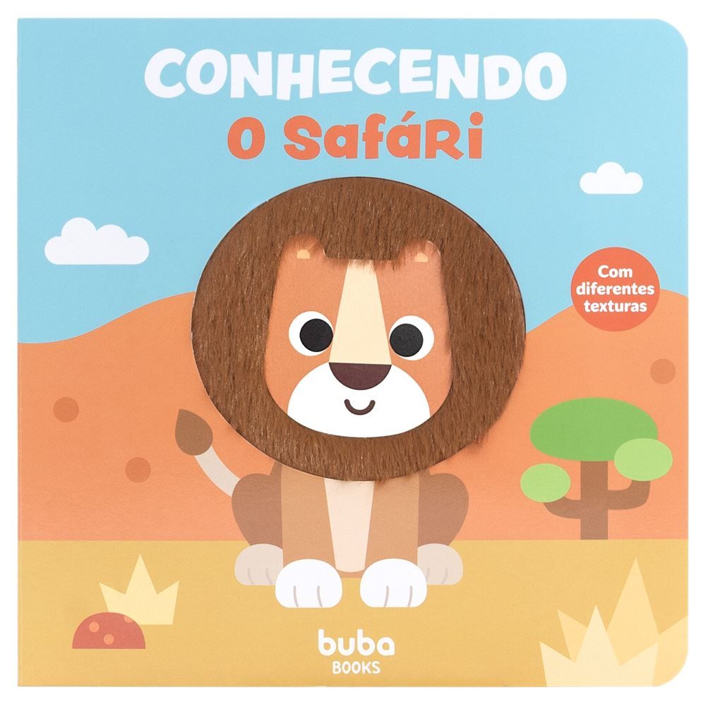 Livrinhos com Texturas Interativos Buba - CONHECENDO O SAFARI