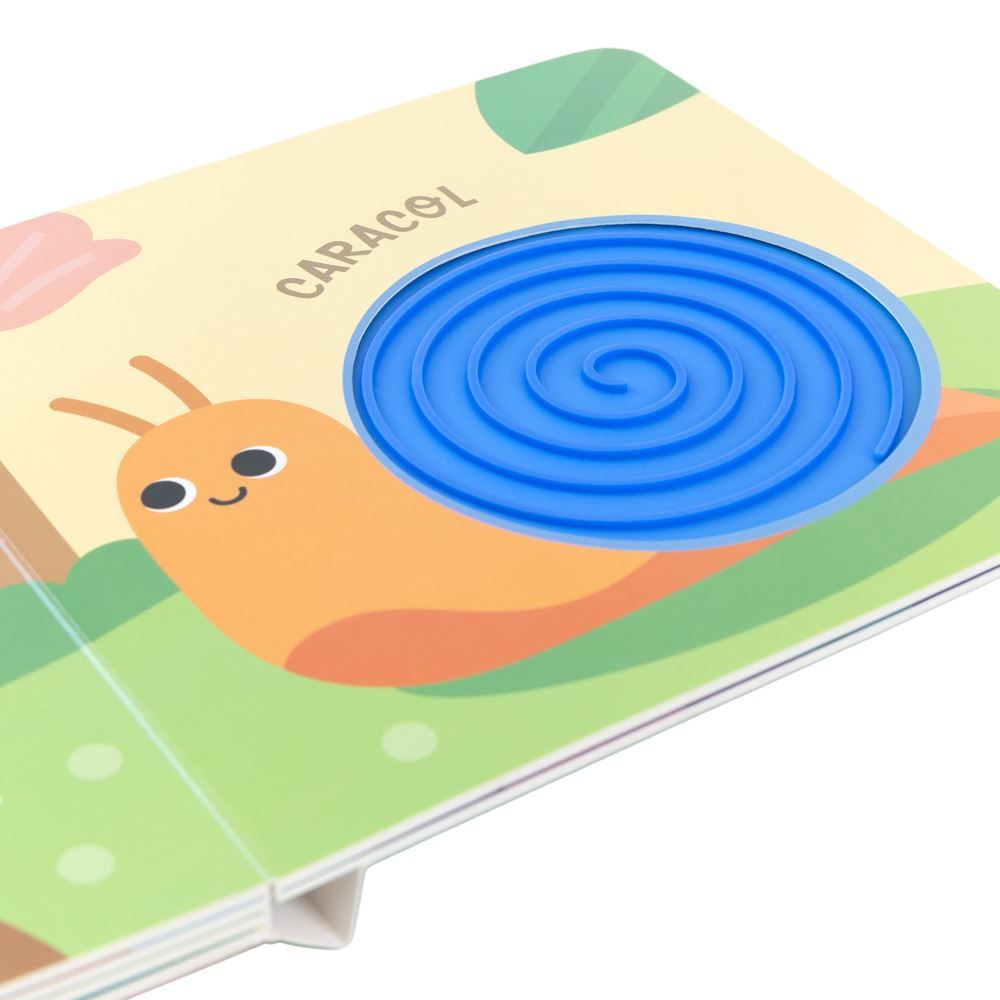 Livrinhos com Texturas Interativos Buba - CADE O SENHOR CARACOL