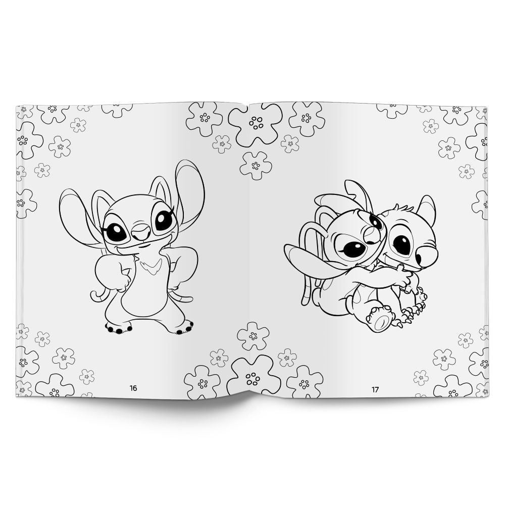 Livro 500 Adesivos Angel e Stitch Culturama - Diversão