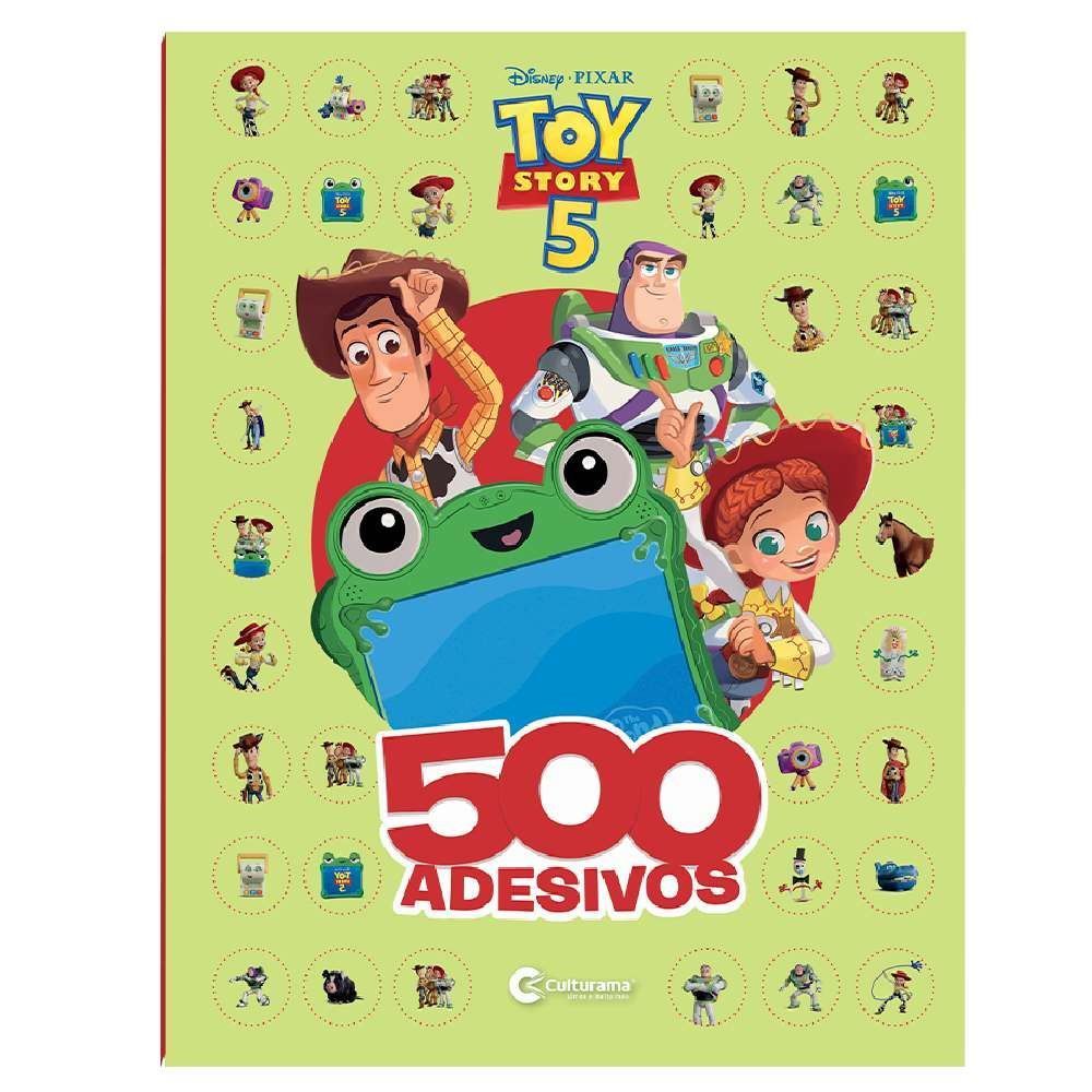 Livro 500 Adesivos Toy Story Culturama