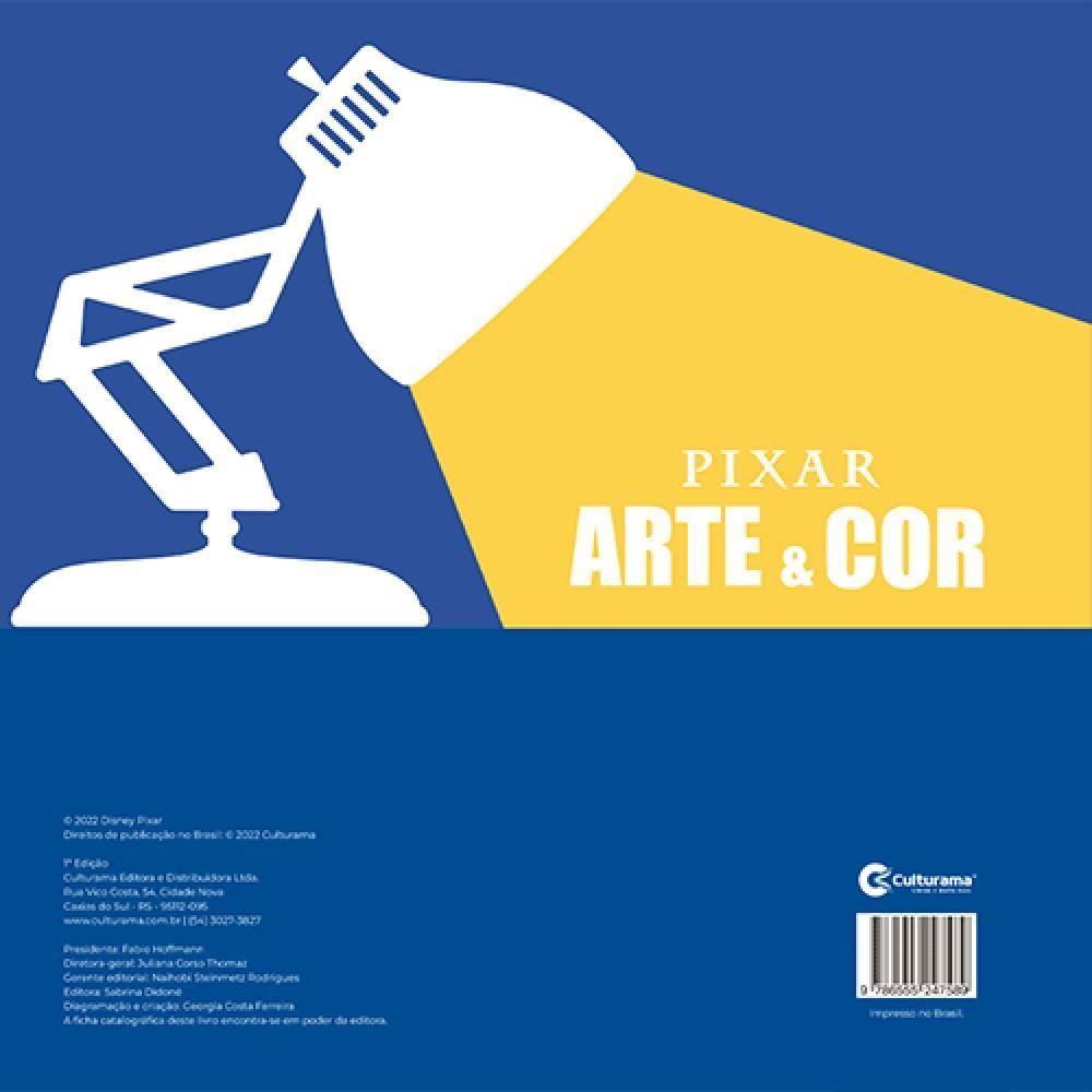 Livro Arte E Cor  Pixar Culturama - 020520214