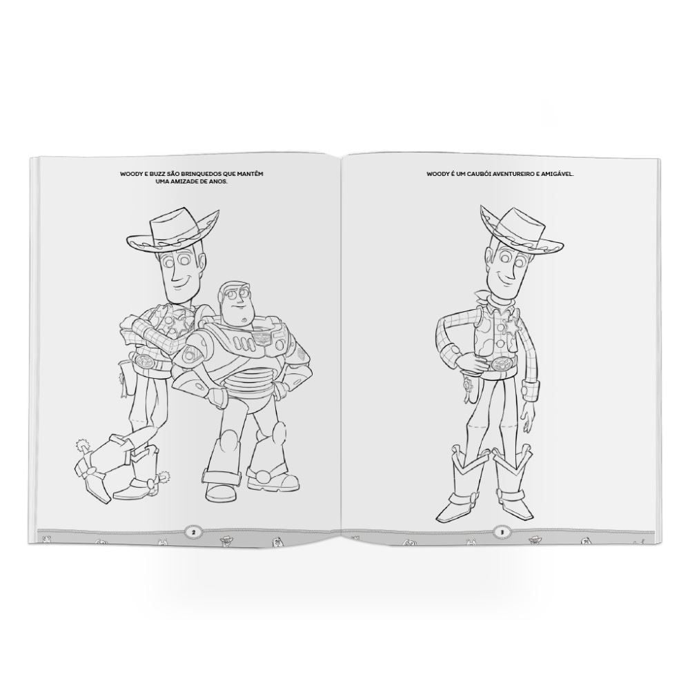 Livro para Ler e Pintar Toy Story Volume 2 Culturama