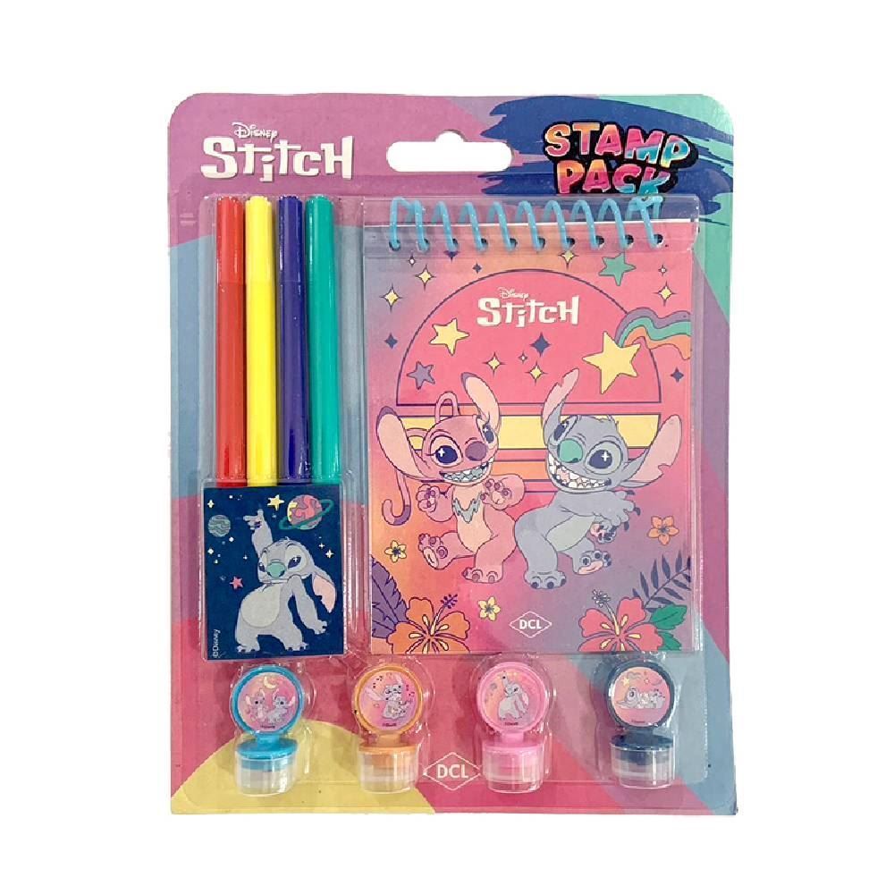 Livro Stamp Pack Stitch Disney Editora Dcl - D8297