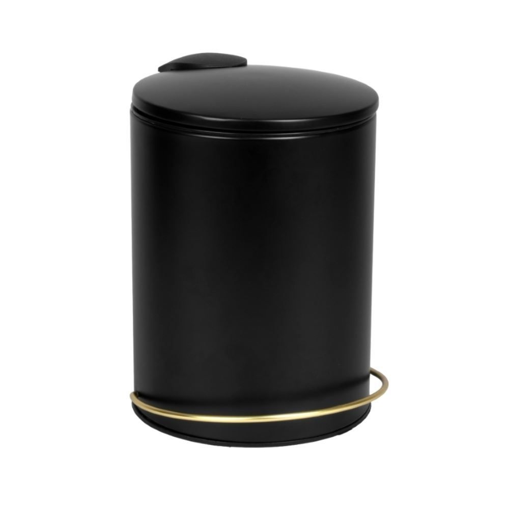 Lixeira Com Pedal Montreal Havan Casa 5 Litros - Preto 