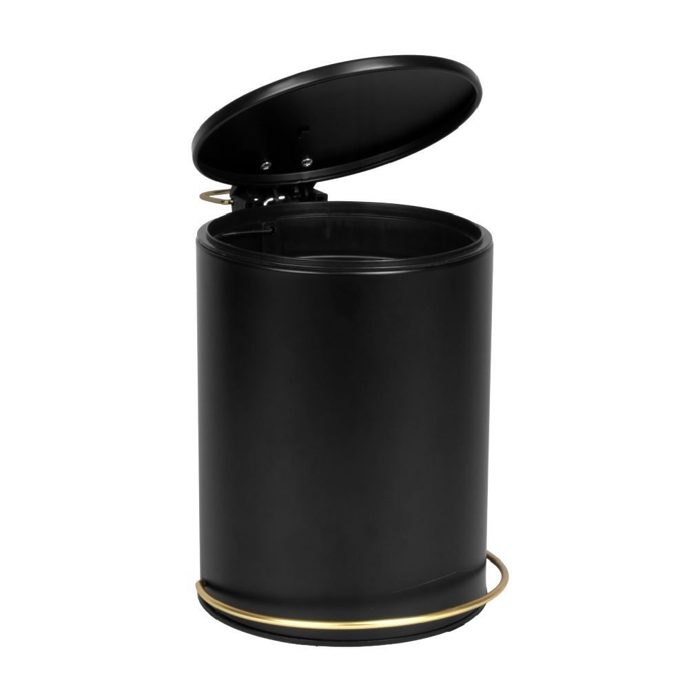 Lixeira Com Pedal Montreal Havan Casa 5 Litros - Preto 