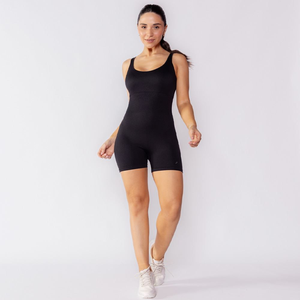 Macaquinho Fitness Feminino Sem Costura Scream