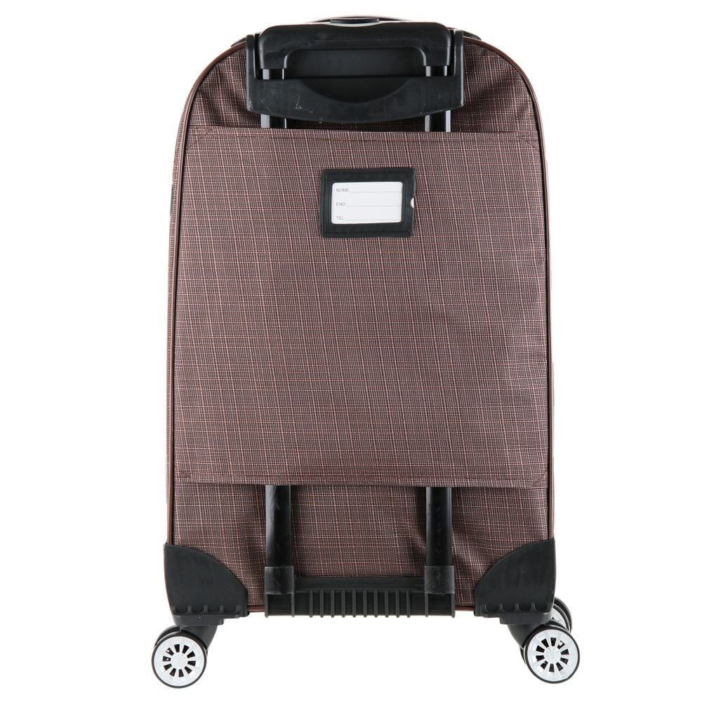 Mala de Bordo em Tecido Conexão 10Kg Tonin - MARROM