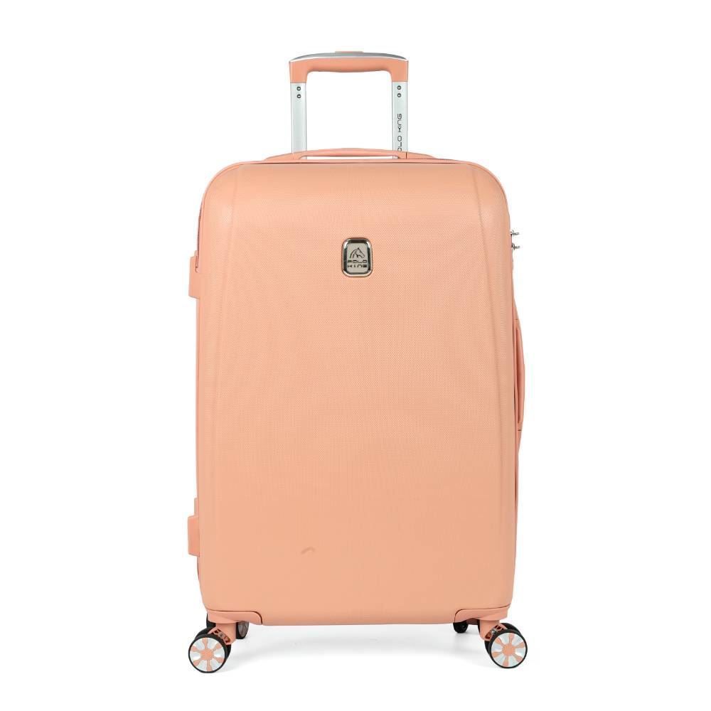 Mala De Viagem Média Abs 360° Geneva Polo King - Rose