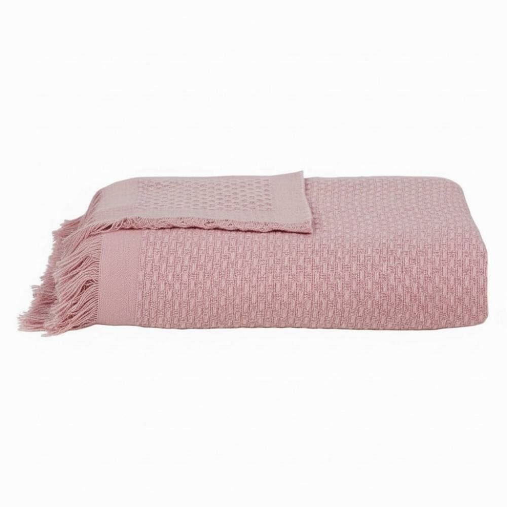 Manta para Sofá Decorativa 1,20X1,45 m Búzios Havan Casa - Rosa Poema