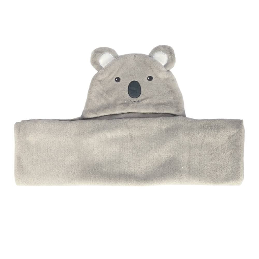 Manta de Bebê com Capuz de Bichinhos 75X100cm Camesa Baby - Sortido