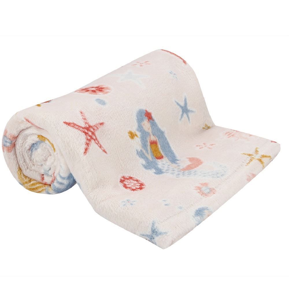 Manta Infantil 100% Poliéster Encantos Havan Kids - Sereia  Pêssego