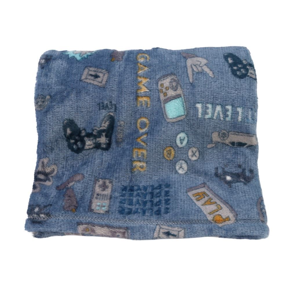 Manta Infantil 100% Poliéster Encantos Havan Kids - Gaming Azul