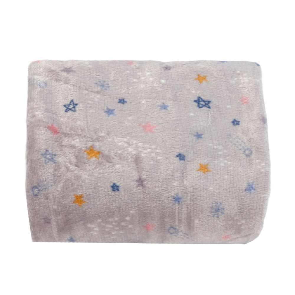 Manta Infantil 100% Poliéster Encantos Havan Kids - Aster Star Cinza