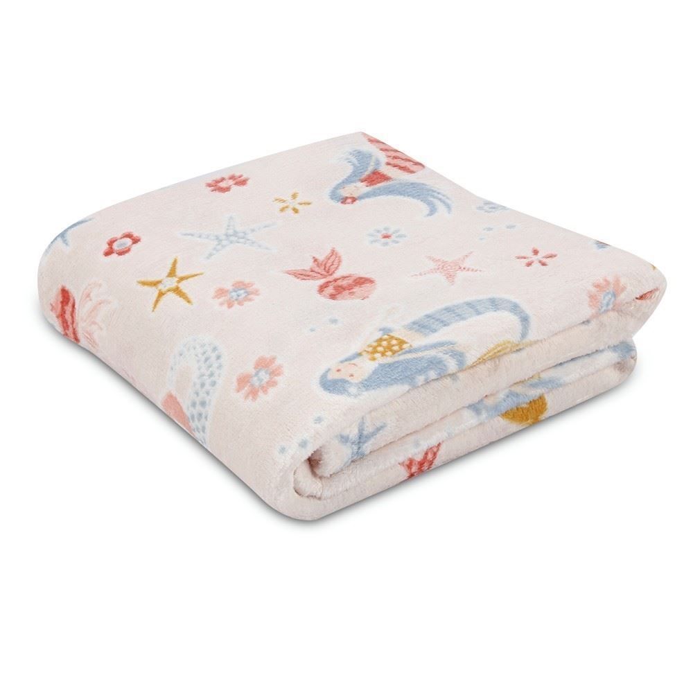 Manta Infantil Encantos Havan Kids - Sereia Pêssego