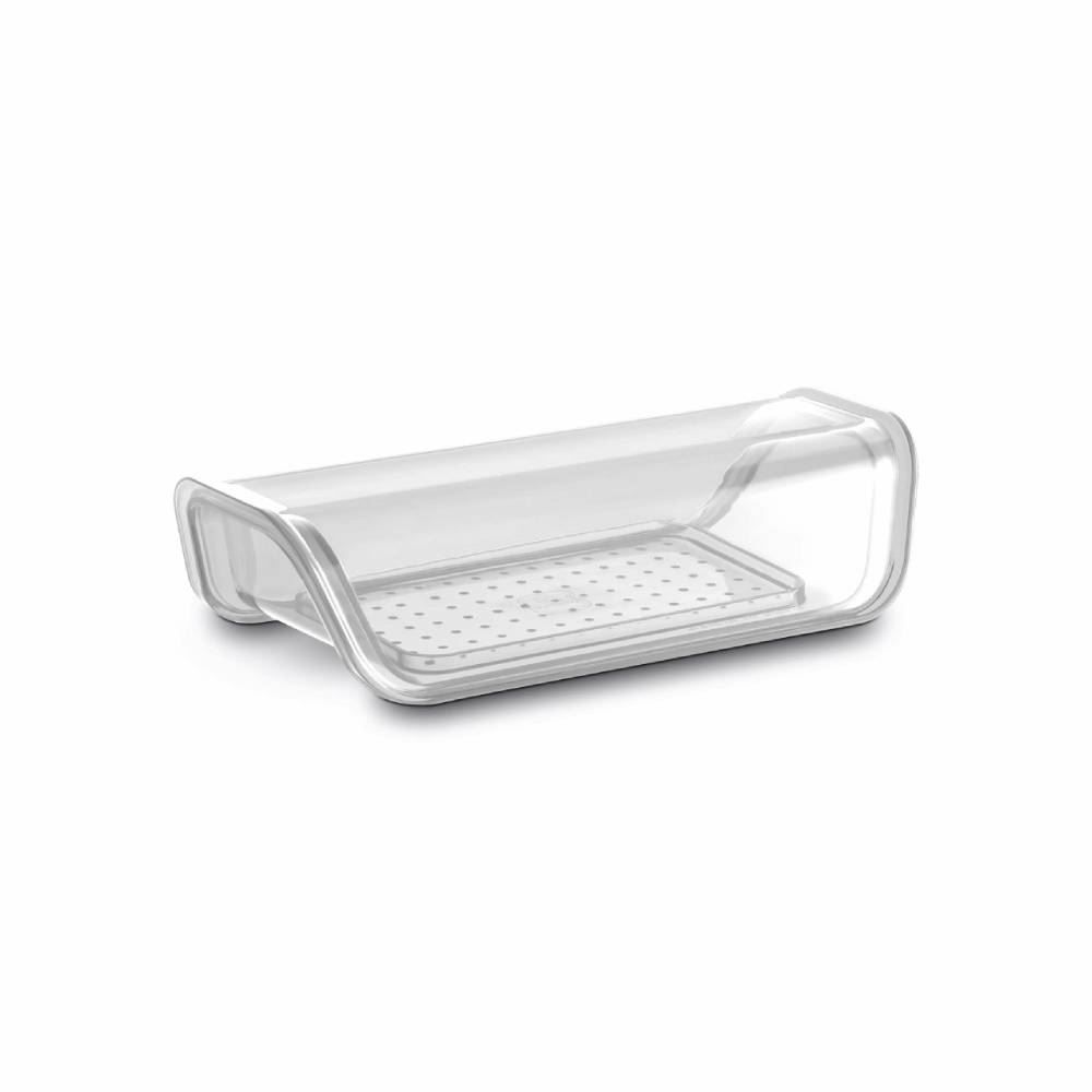 Manteigueira De Plástico Uz 22,2Cm - Transparente
