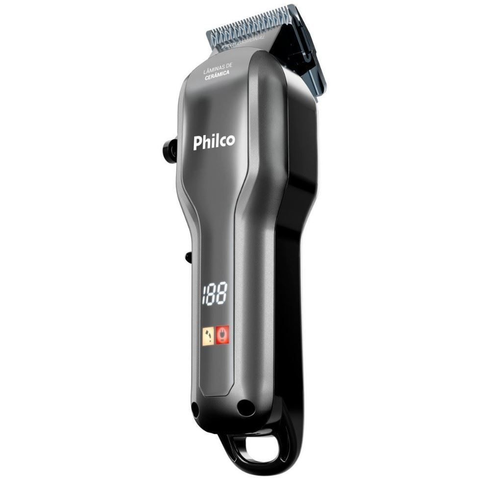 Máquina de Cortar Cabelo Philco 8 Acessórios 10W Pcr07