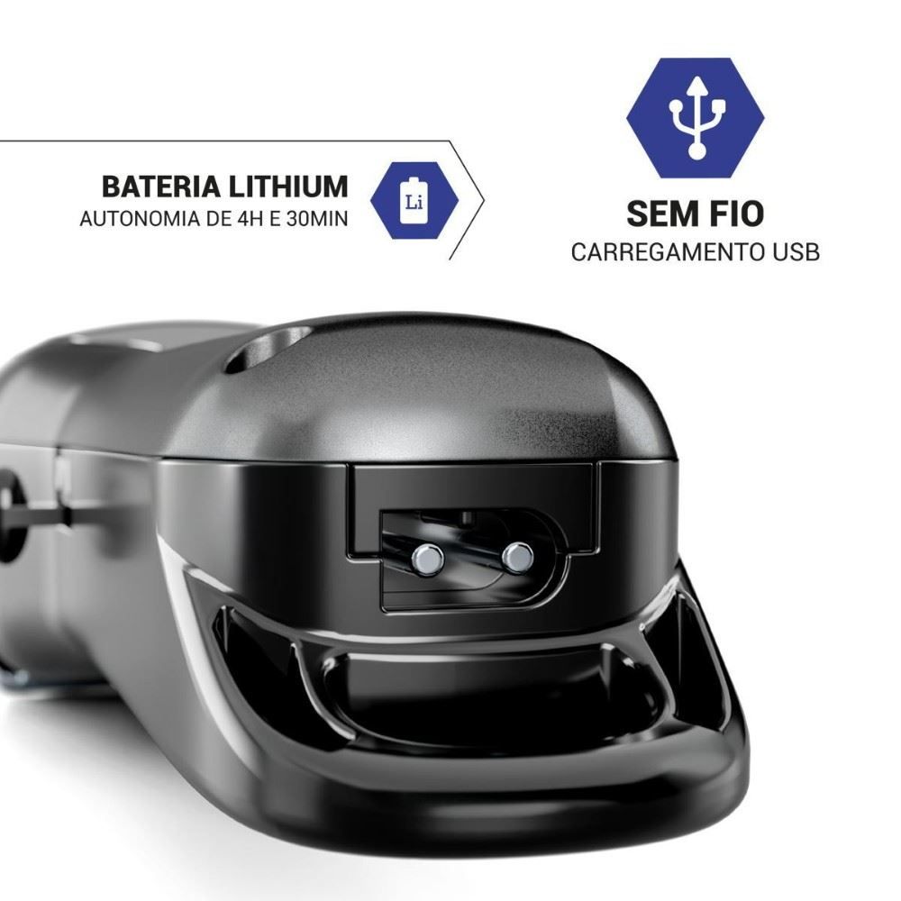 Máquina de Cortar Cabelo Philco 8 Acessórios 10W Pcr07