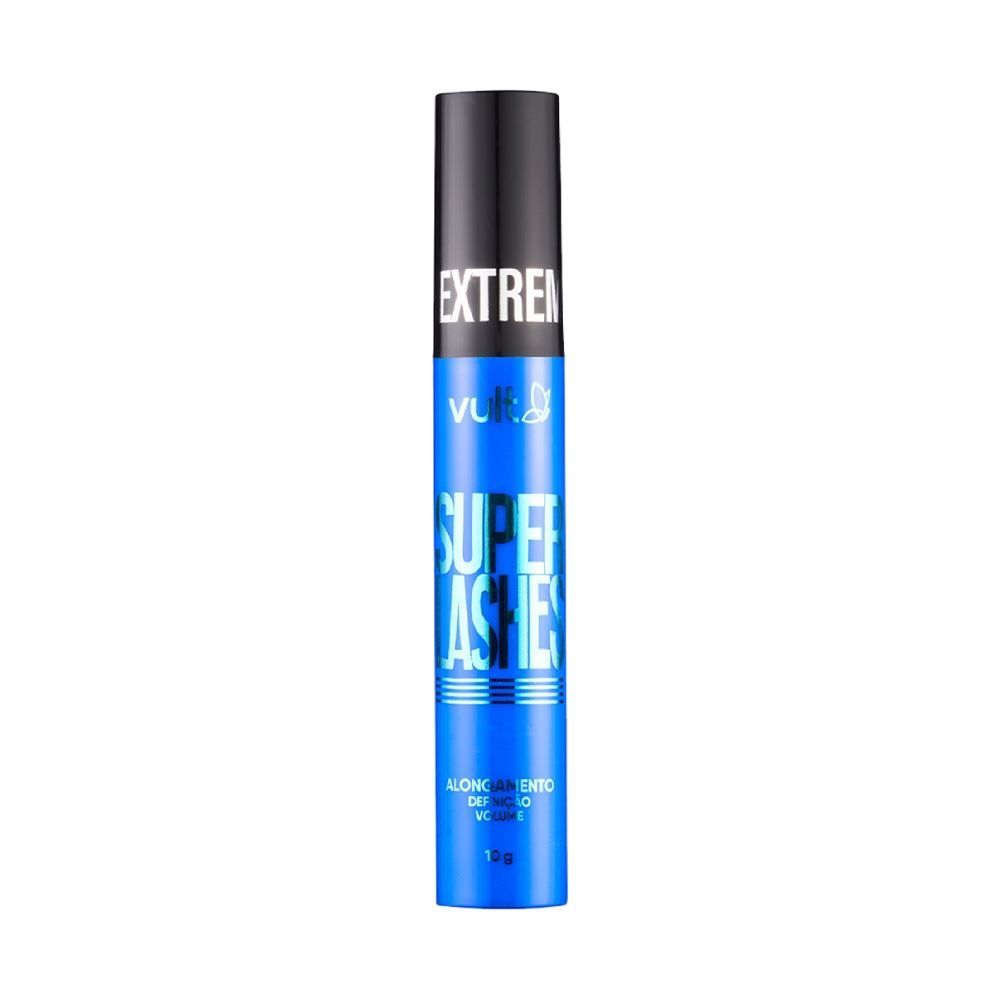 Máscara De Cilios Preto Extreme Super Lashes Vult - 10g