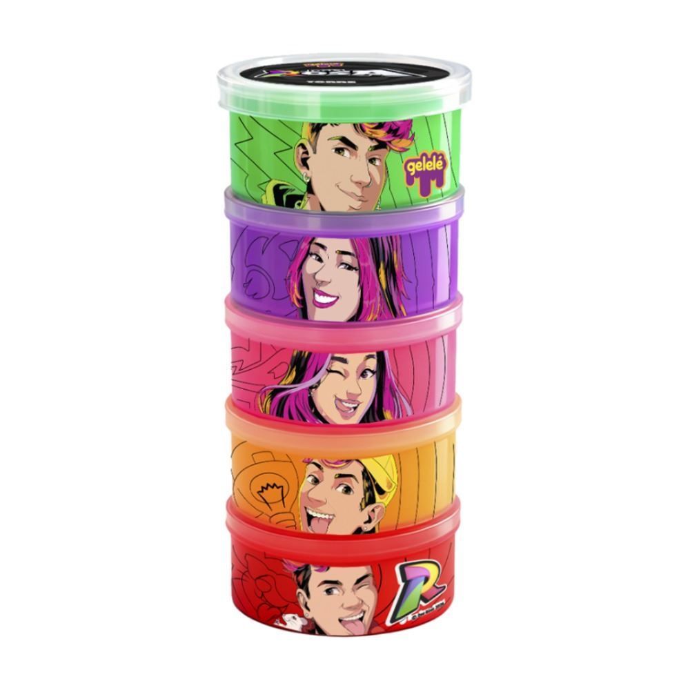 Massinha Gelelé Slime Torre dos Rosa 330G - Doce Brinquedo