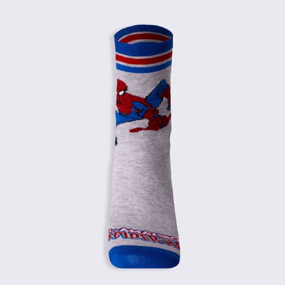 Meia Cano Longo Homem Aranha Marvel - MESCLA 39/43