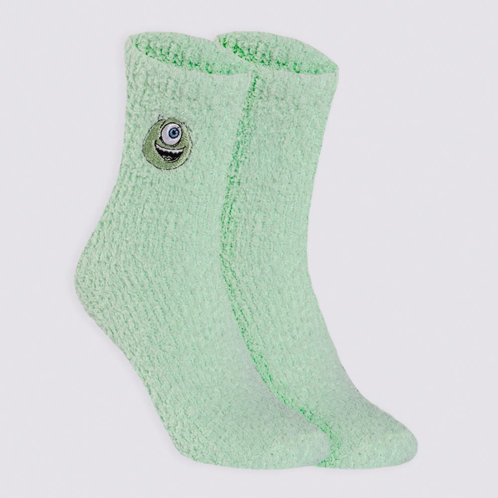Meia Cano Longo Mike Wazowski Monstros S.A Disney - VERDE 34/38