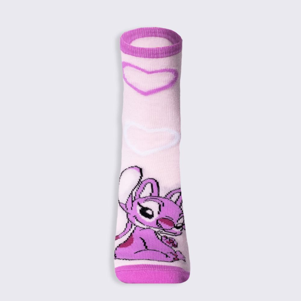 Meia Infantil Cano Longo Angel Disney