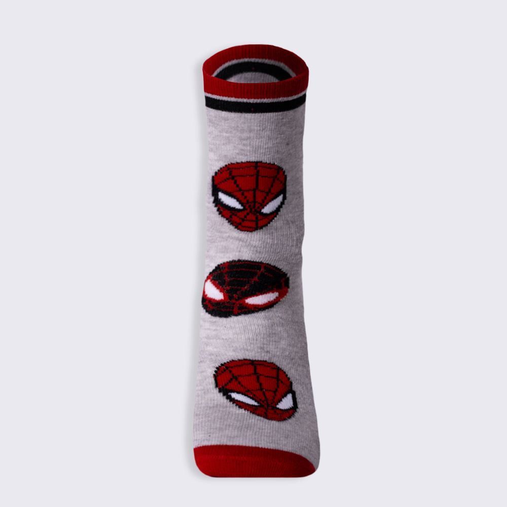 Meia Cano Longo Homem-Aranha Marvel - CINZA 39/43
