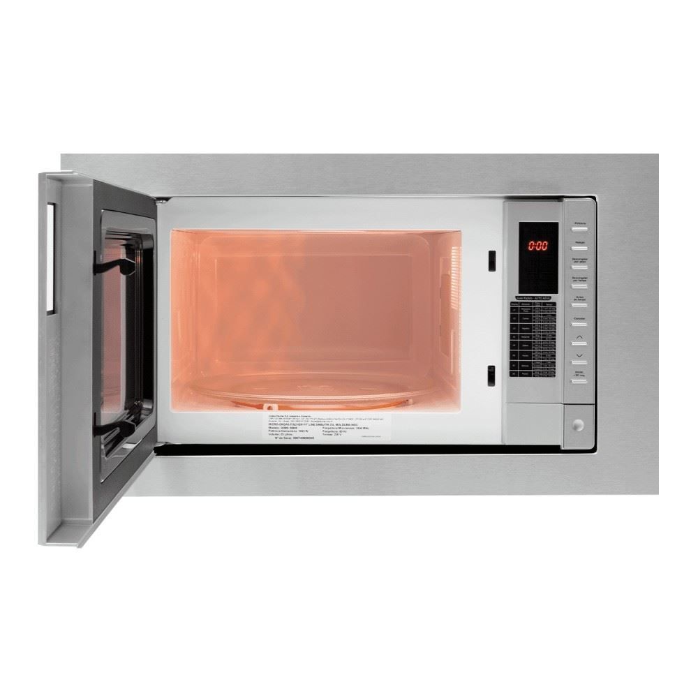 Micro-ondas de Embutir Fischer Fit Line 25 litros Inox