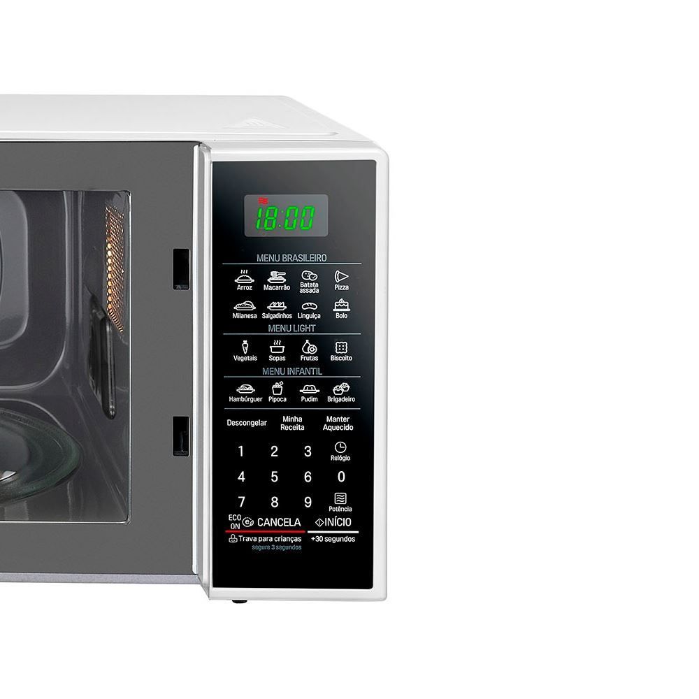 Micro-ondas LG 30 Litros Easy Clean Branco MS3091BCA