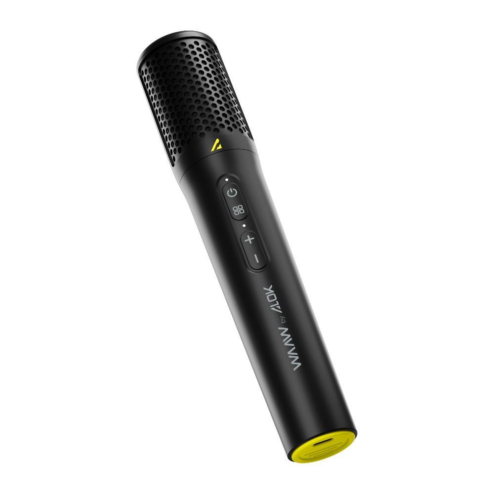 Microfone Wireless Bivolt Waaw Vocal 100 Pro Recarregável