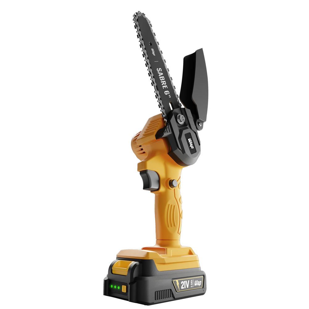 Mini Motosserra Sabre À Bateria 6" Wap K21 S02 Bivolt