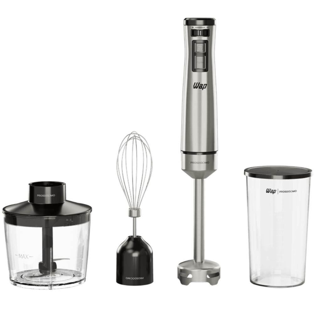 Mixer Wap 3 em 1 Inox com Processador 700ml WM1 