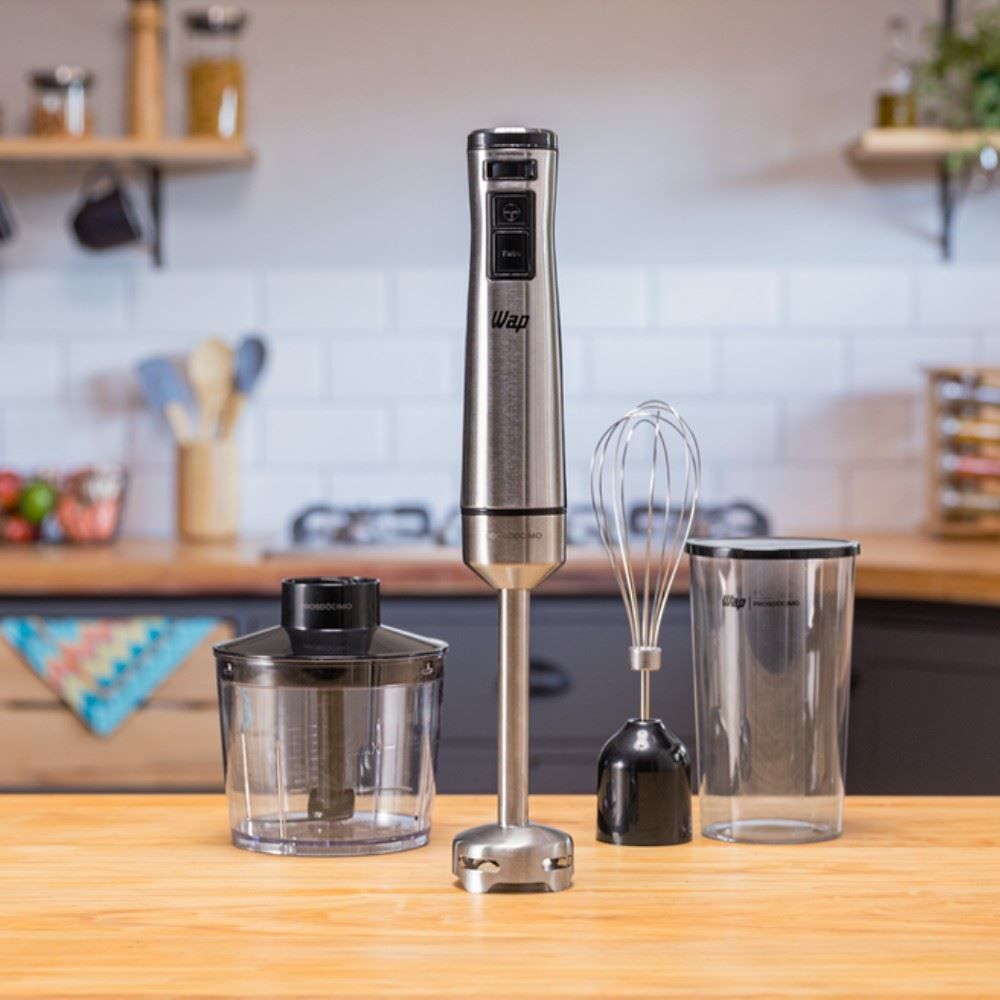 Mixer Wap 3 em 1 Inox com Processador 700ml WM1 