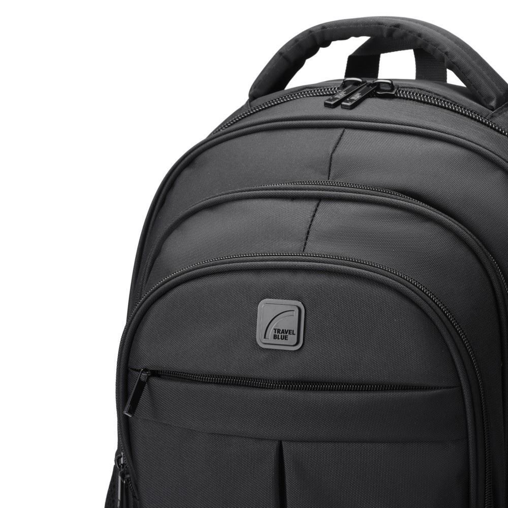 Mochila Executiva Milan Preta Travel Blue