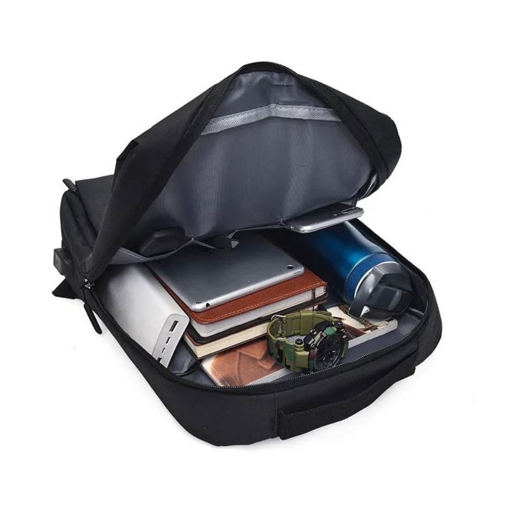 Mochila Para Notebook Até 16" Meghazine Italian Travel - Preta